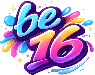 be 16 সবুজ ব্র্যান্ড লোগো